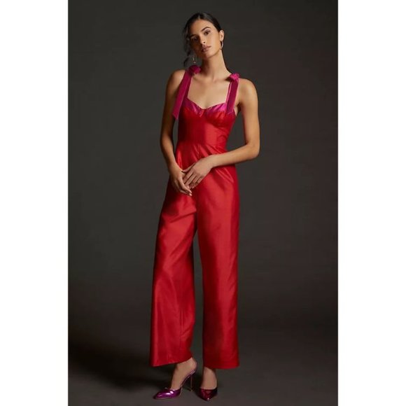 Anthropologie Pants - Anthropologie HUTCH Wide-Leg formal dressy Jumpsuit NWT